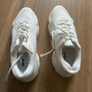 White sneakers